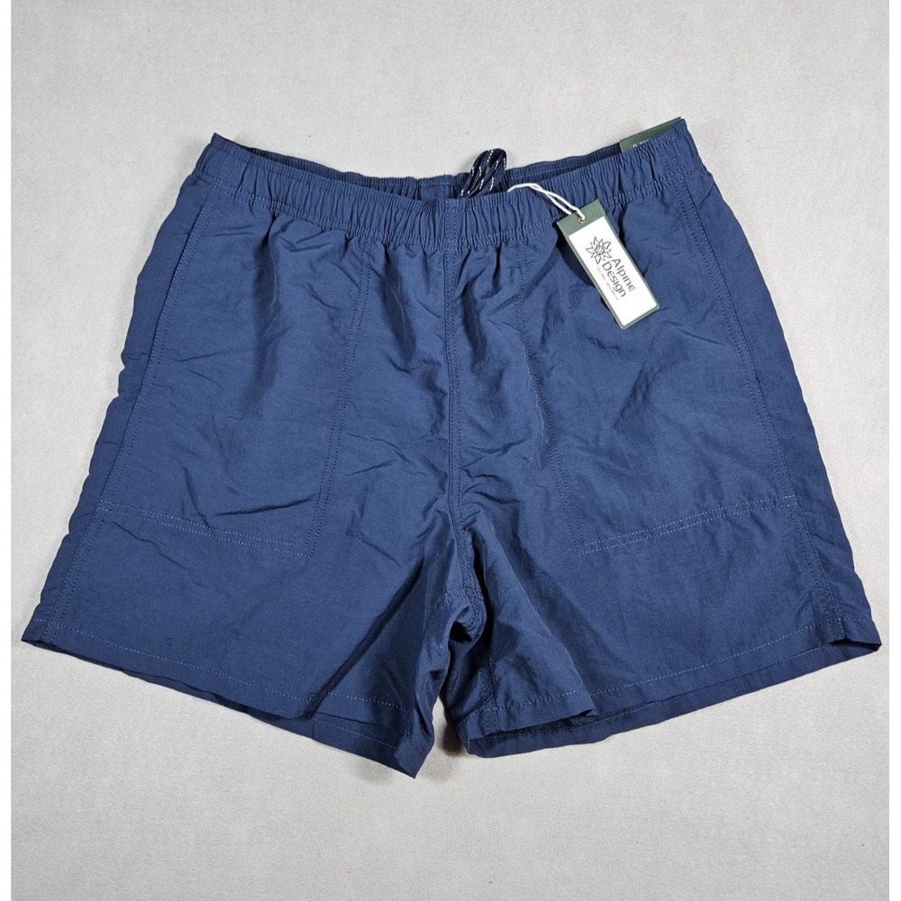 Alpine Design Mens Blue 5" Pull On Hike Shorts Size Medium NWT